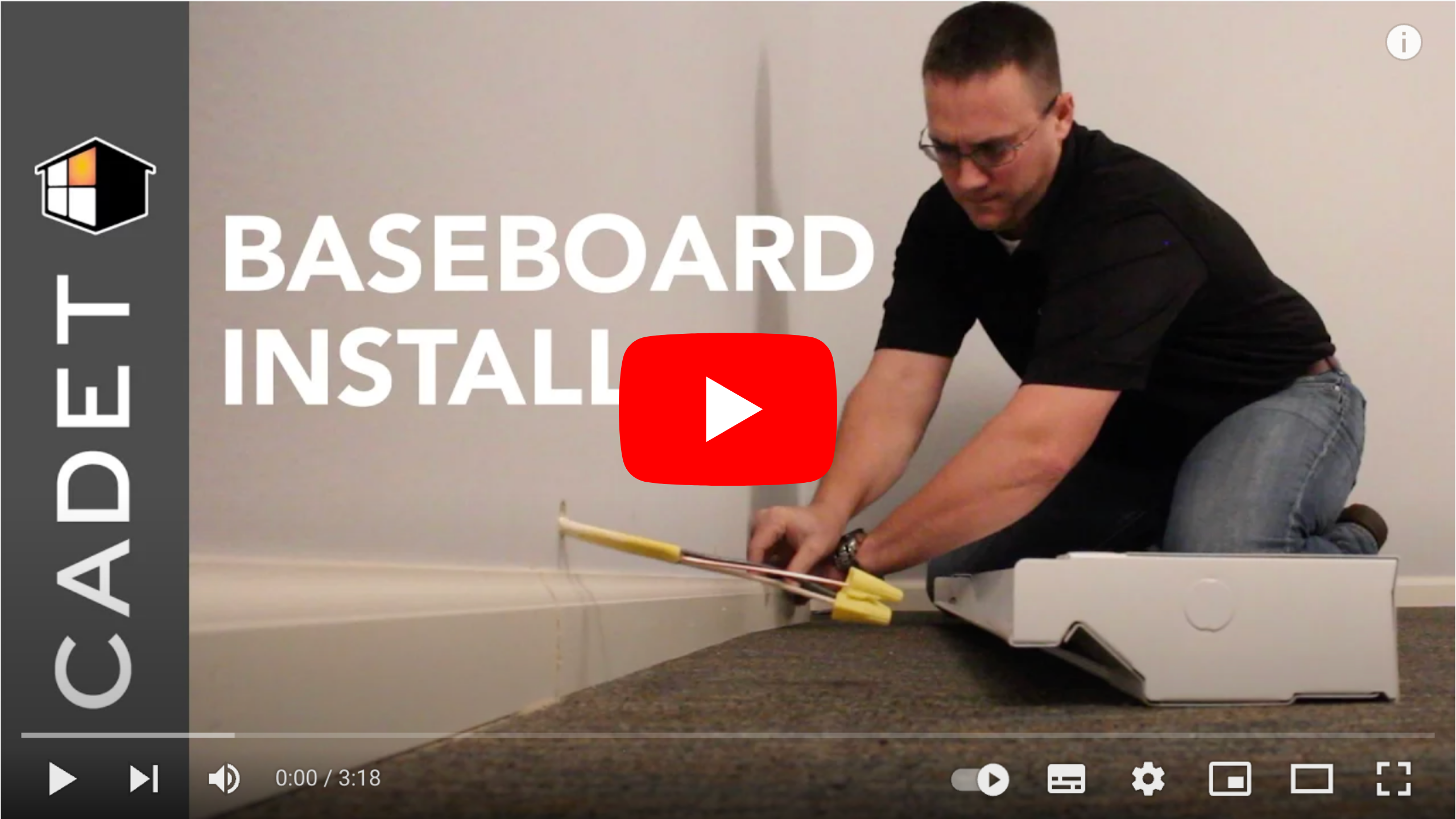 How to Install A 4 foot Baseboard Heater Cadet